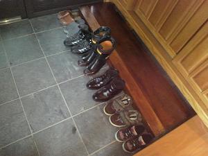 玄関の靴