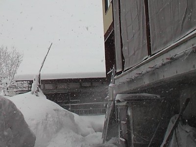 今朝も大雪警報