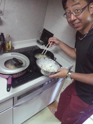 天ぷら作り