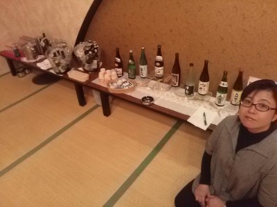 日本酒の勢ぞろい